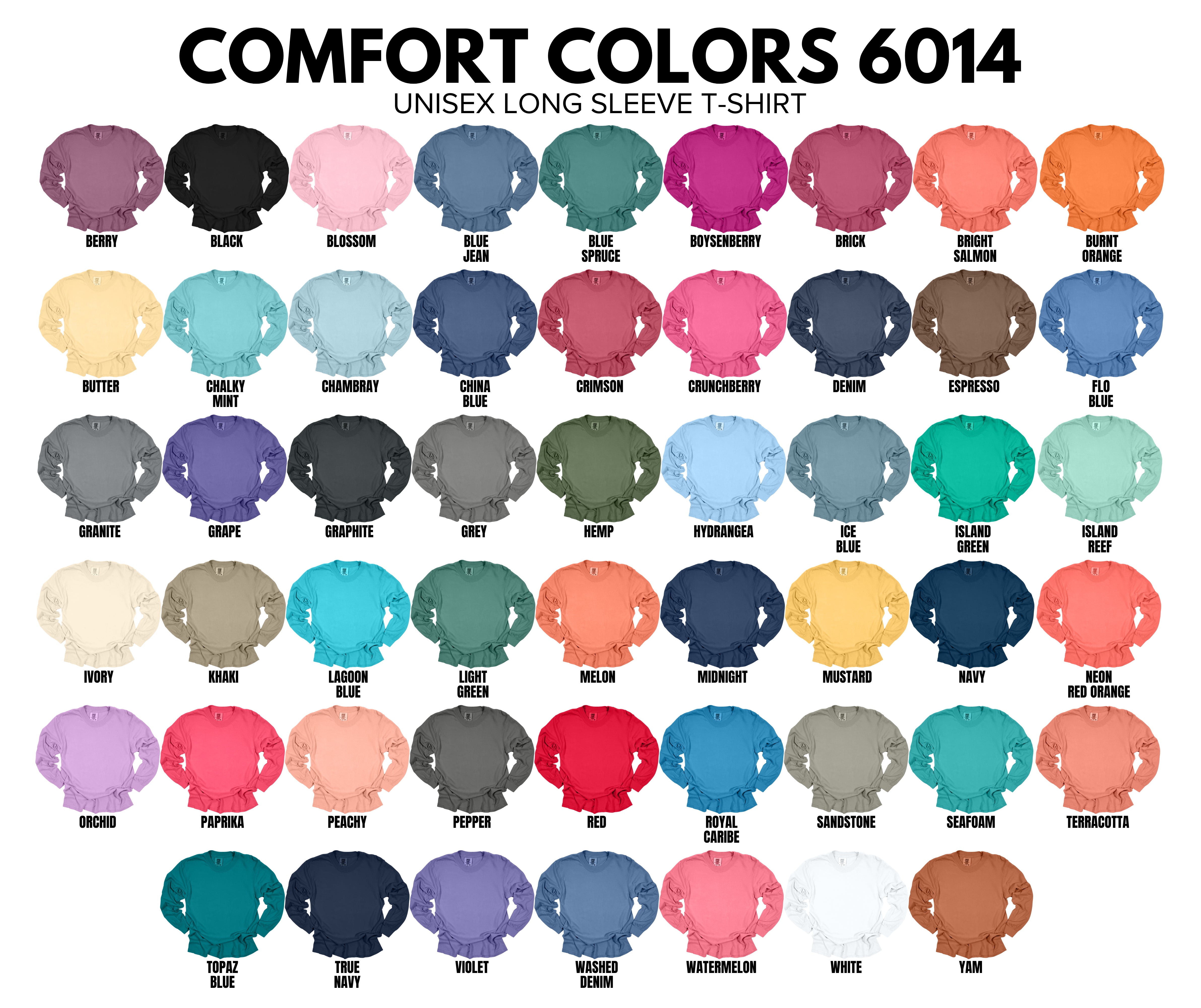 Adult Long Sleeve Tee - Comfort Colors
