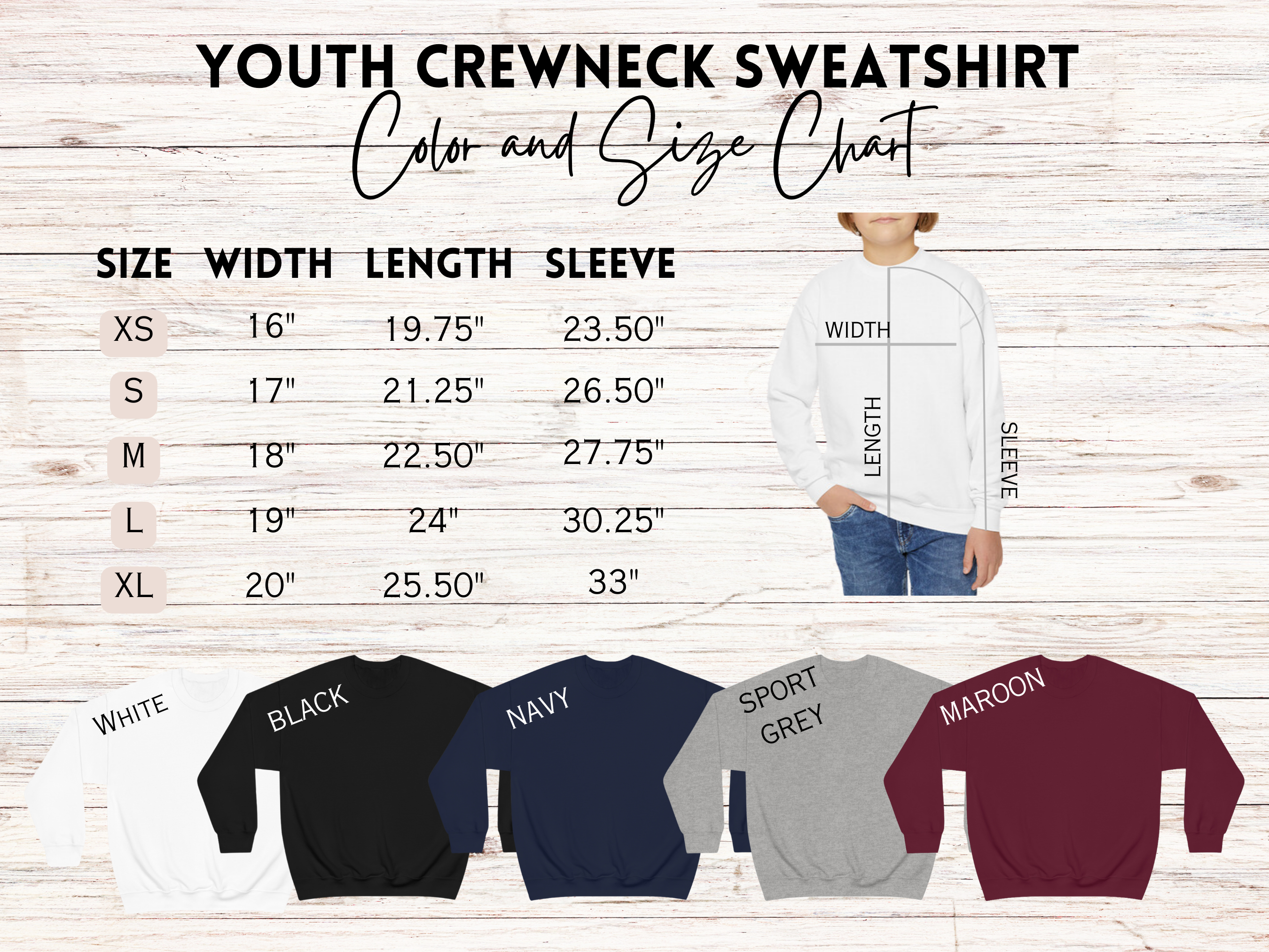 Child Custom Crew Neck