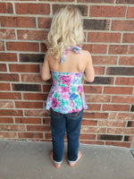 Custom Halter Peplum