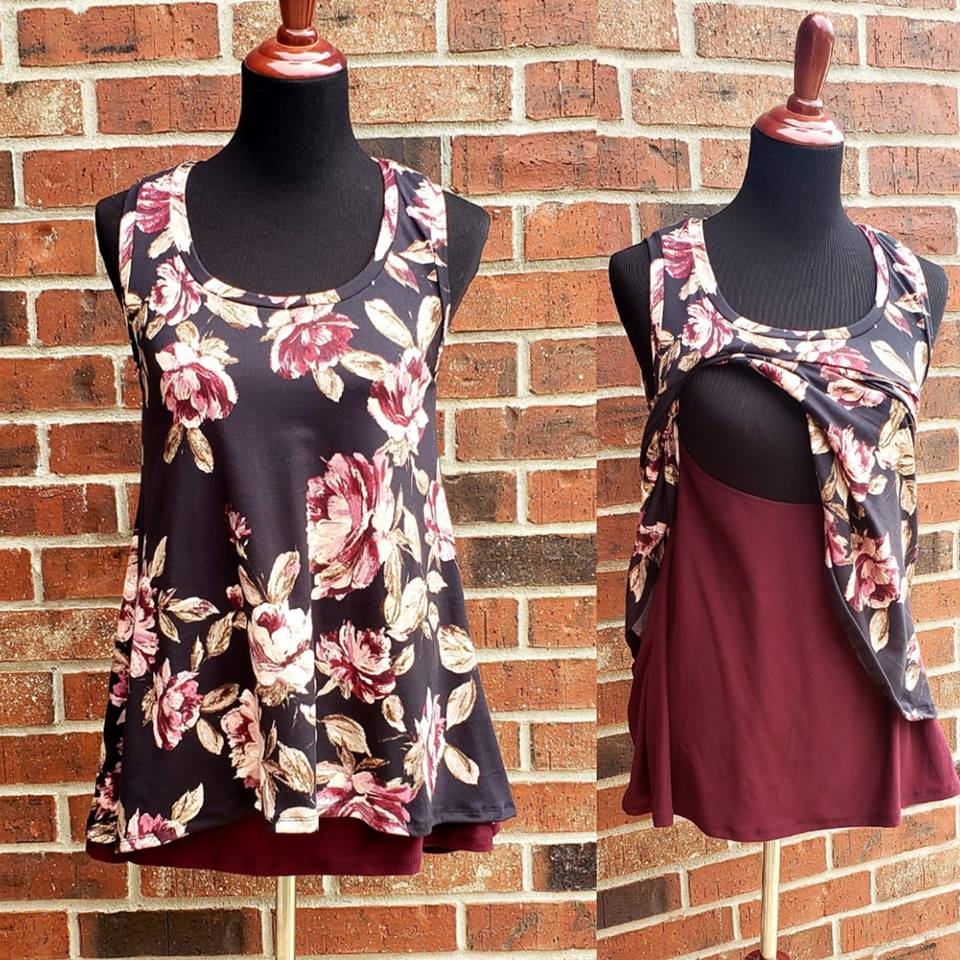 Custom Lauren - Flowy Nursing Top