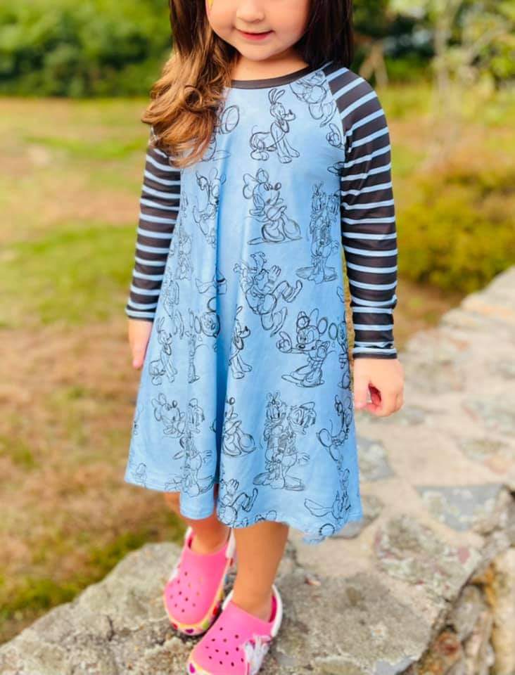 Custom Child T-shirt Dress BubbLeigh Boutique Custom Child T-shirt Dress BubbLeigh Boutique